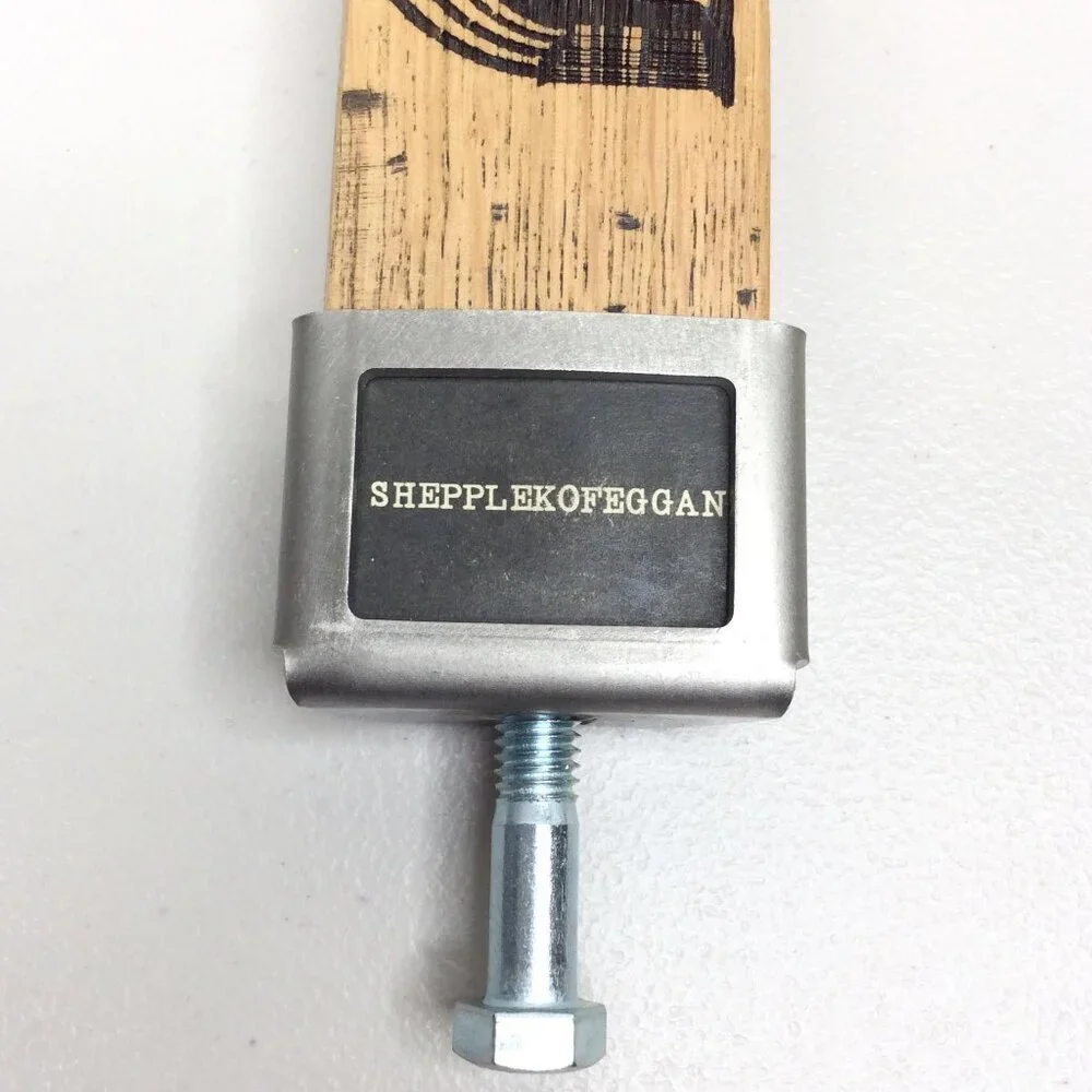 Monkless‎ Belgian Ales Brewing Craft Beer Tap Handle Shepplekofeggan Bend Oregon